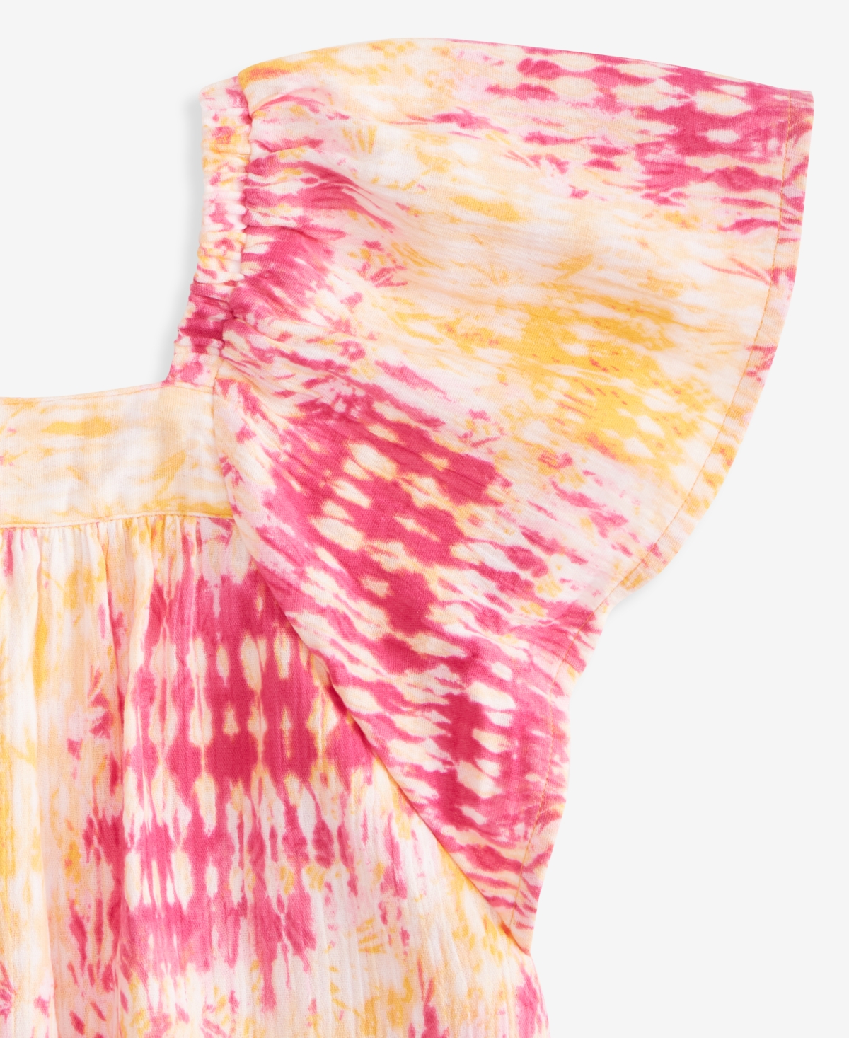 Epic Threads Girls Coast Dye Flutter Top, Exclusively At Macy's In Bright Peo
