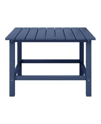Kids Outdoor Patio Furniture HDPE 30" Wide Square Dining Table