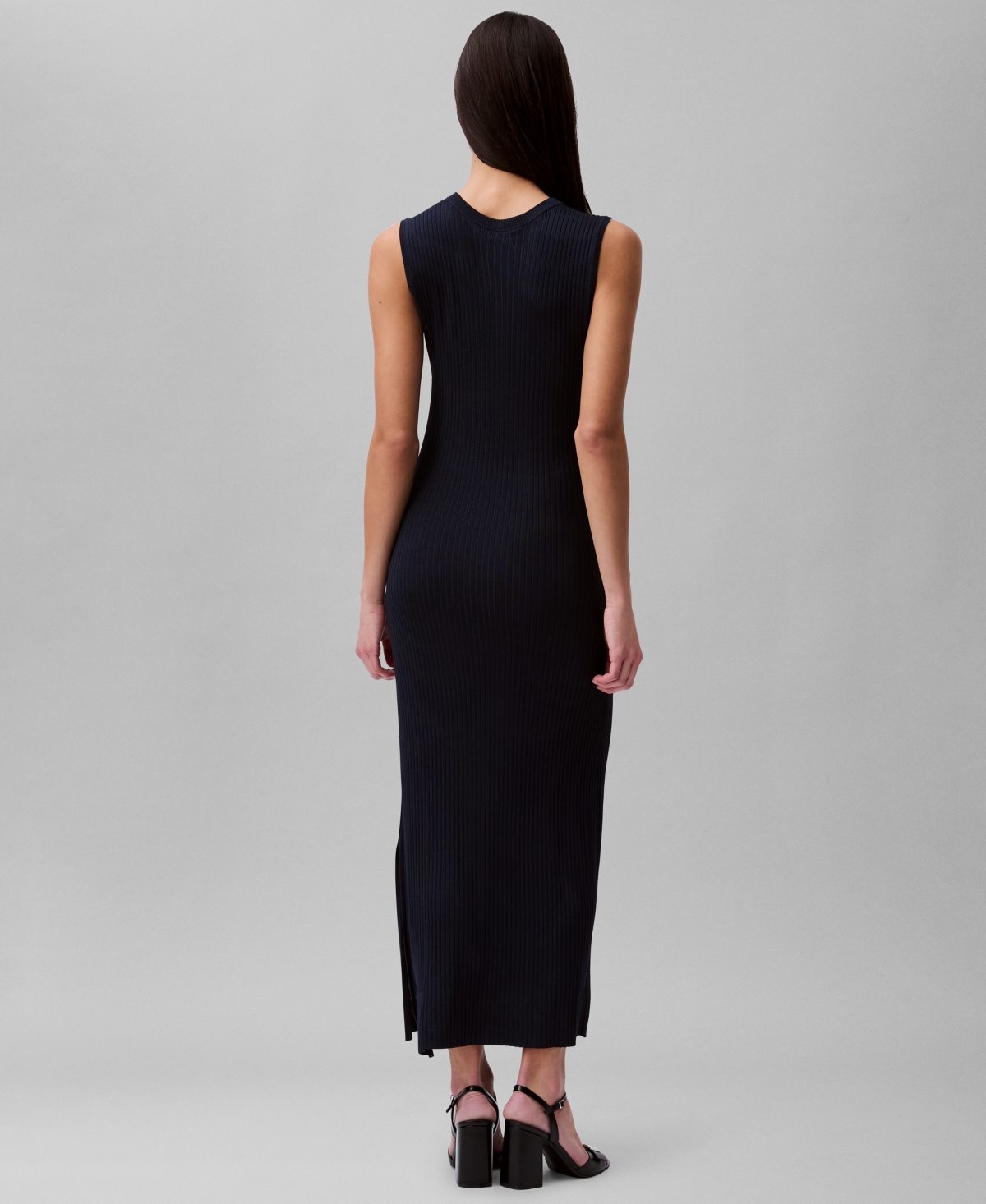 CALVIN KLEIN WOMEN'S RIBBED MAXI DRESS 