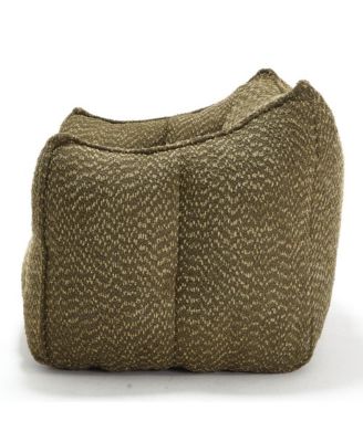 Comfortable Chenille Bean Bag Chair with Armrests for Living Rooms, Bedrooms, Gaming and Watching TV