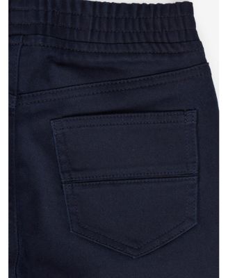 Little Boys Elastic Waist Five Pocket Commuter Pants