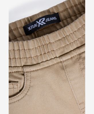 Little Boys Elastic Waist Five Pocket Commuter Pants