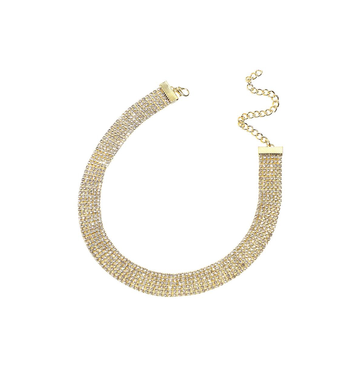 Casual Choker Necklace - Silver