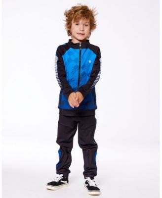 Boys Athletic Pants Blue And Black