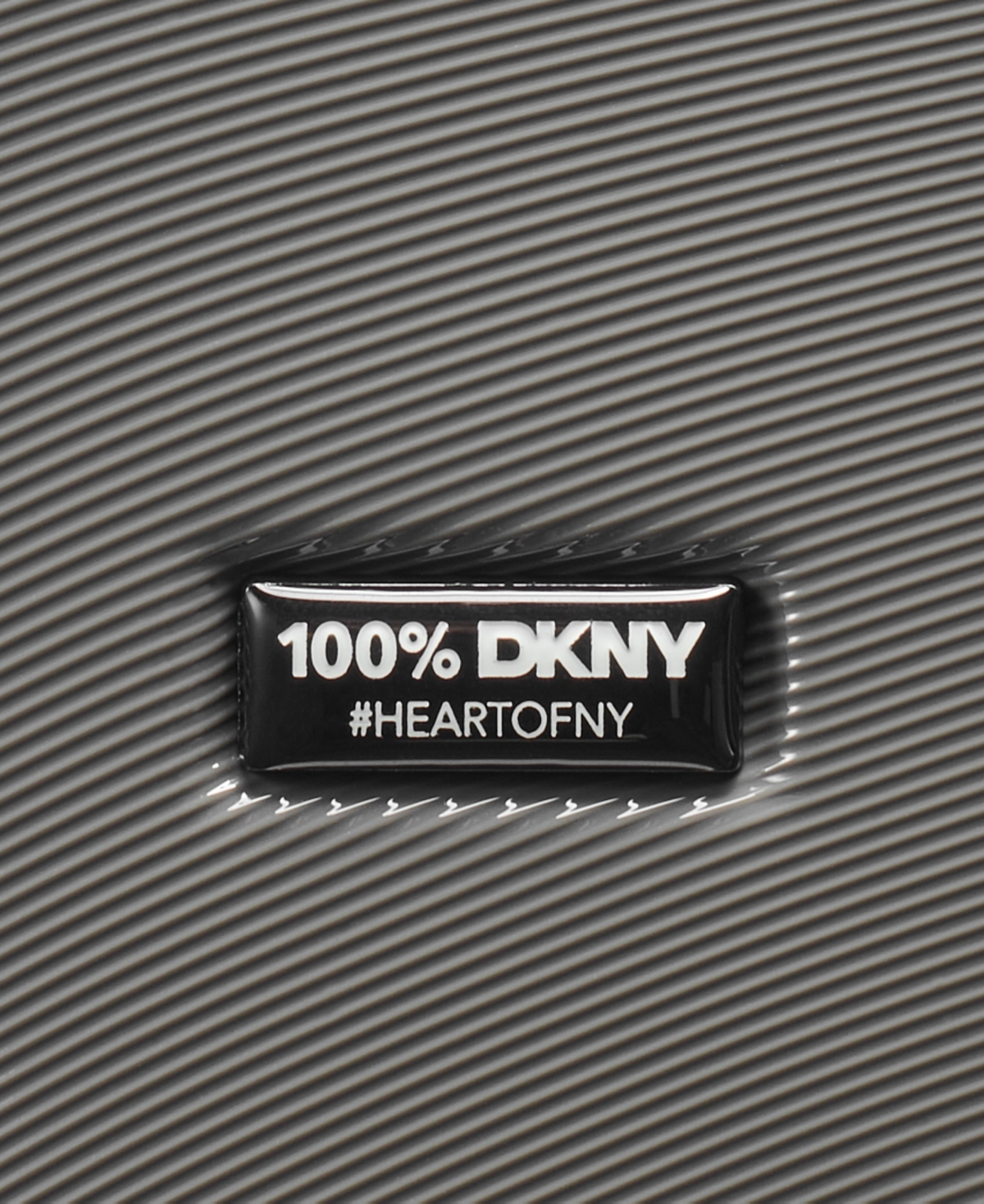 Dkny Clean Cut 20" Upright Luggage In Dark Gray