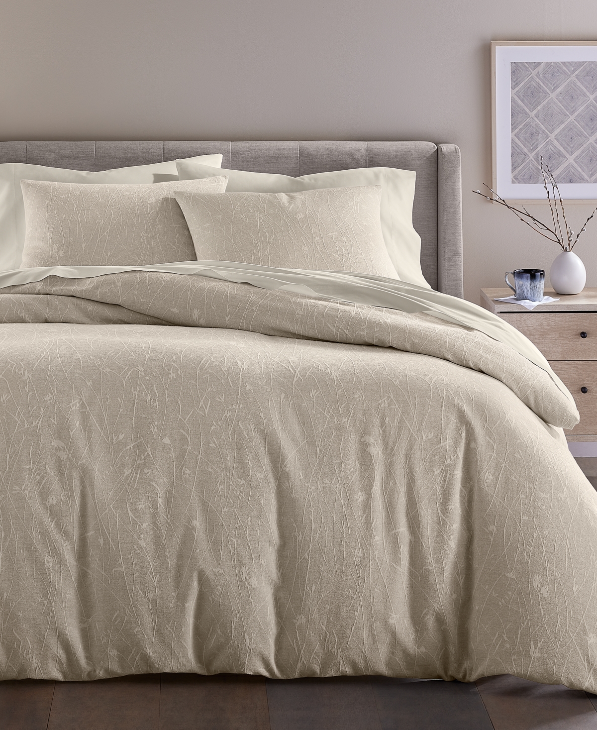 Oake Willowby 3-pc. Duvet Cover Set, King, Exclusively At Macy's In Brown
