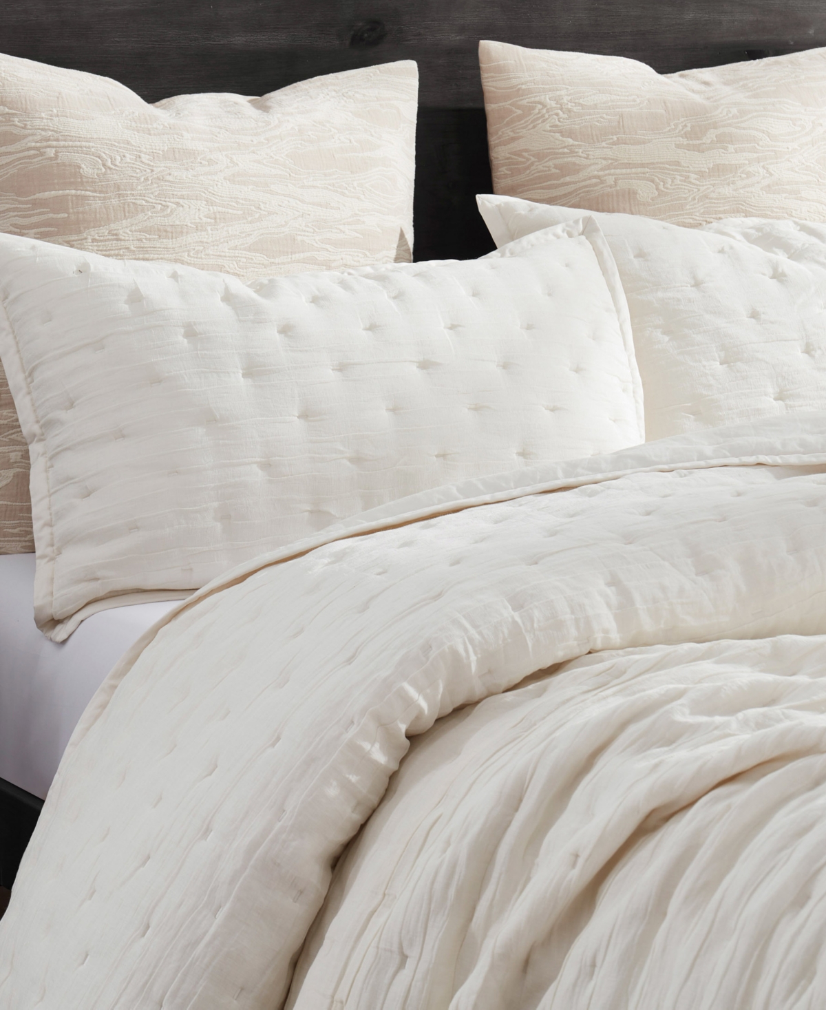 Donna Karan Home Meditate Quilt, King In Ivory