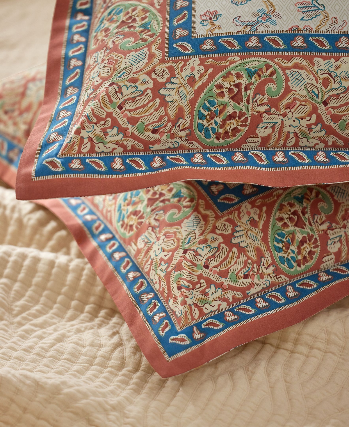 Ralph Lauren Bering Paisley 3-pc. Comforter Set, Full/queen In True Cream Multi
