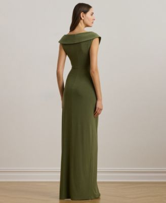 Lauren Ralph Lauren Women's Jersey Off-the-Shoulder Gown