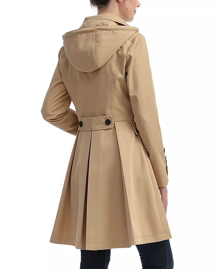 Women's Adele Hooded Trench Coat - thumbnail 9