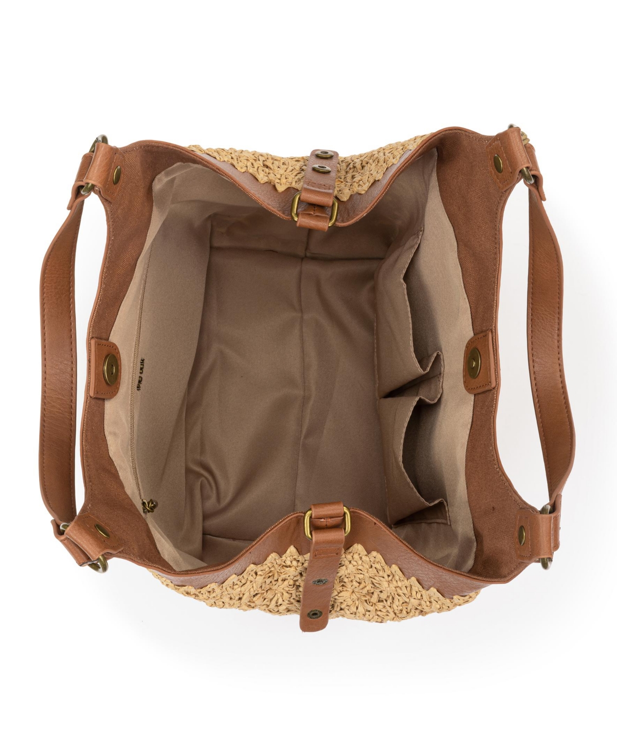 The Sak Roma Straw Small Shopper Tote Bag In Natural Primrose Straw