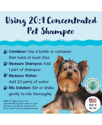 (Professional) Signature STINKY Dog Shampoo Vegetable Extract, Oat Protein, Vitamin E, Aloe Vera, Lavender Oil and Rosemary