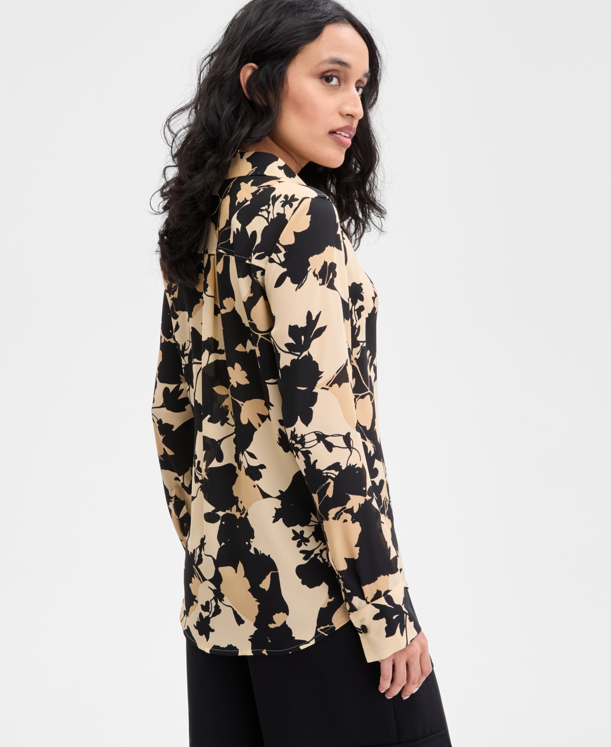 I.n.c. International Concepts Women's Two-Pocket Shirt, Exclusively at Macy's