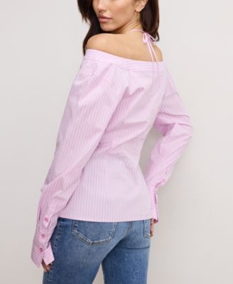 Women's Off-The-Shoulder Long-Sleeve Top