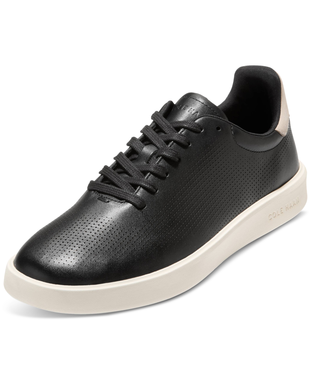 Cole Haan Men's Grand Crosscourt Daily Laser Sneaker In Black