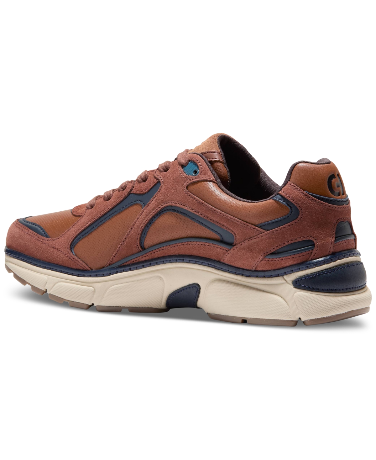 Cole Haan Men's Grandpro Millenia Sneaker In British Tan-navy Blazer