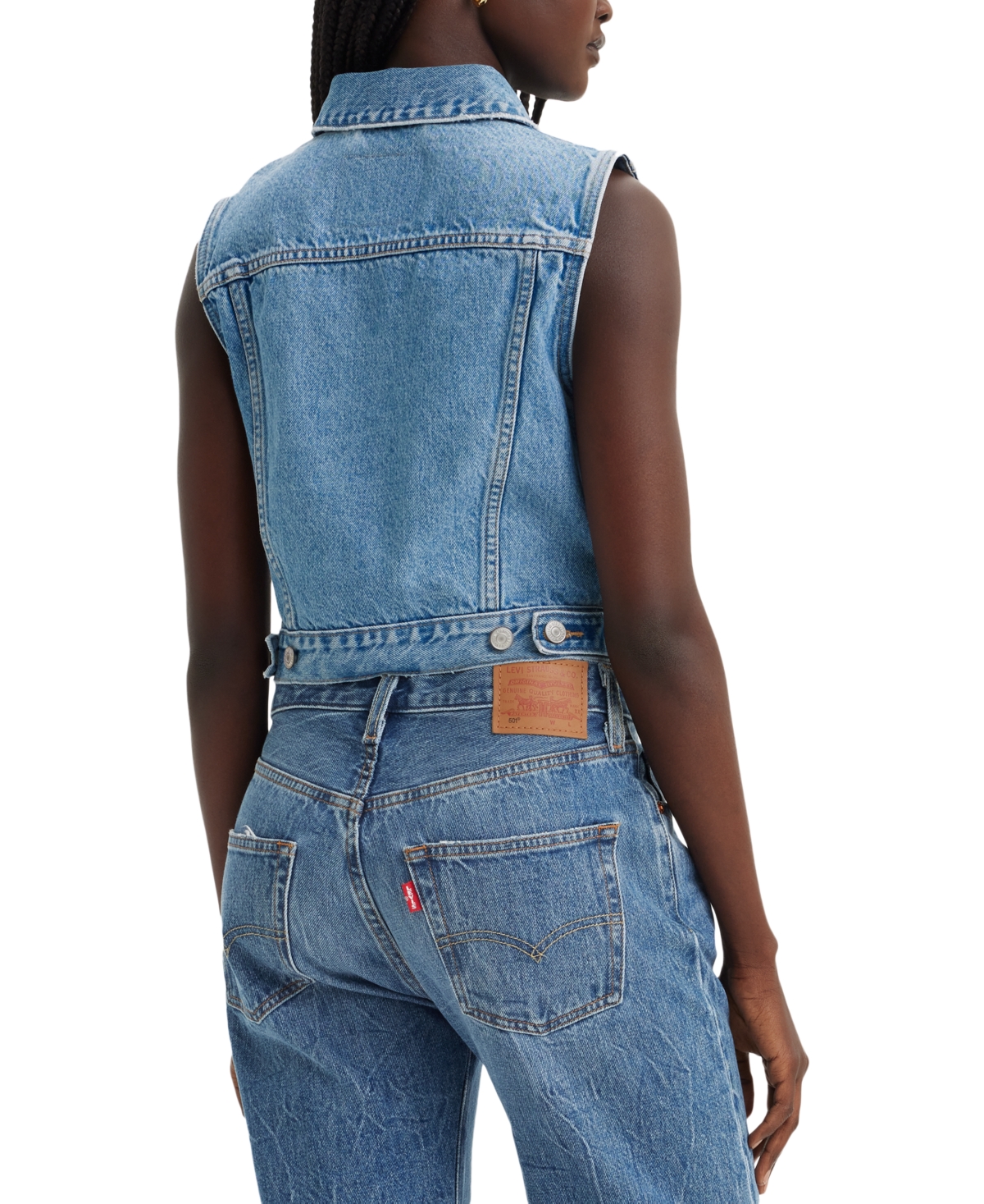 Levi's Women's Denim Trucker Vest In I Will
