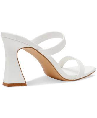 Women's Yorke Two-Band Square-Toe High-Heel Dress Sandals