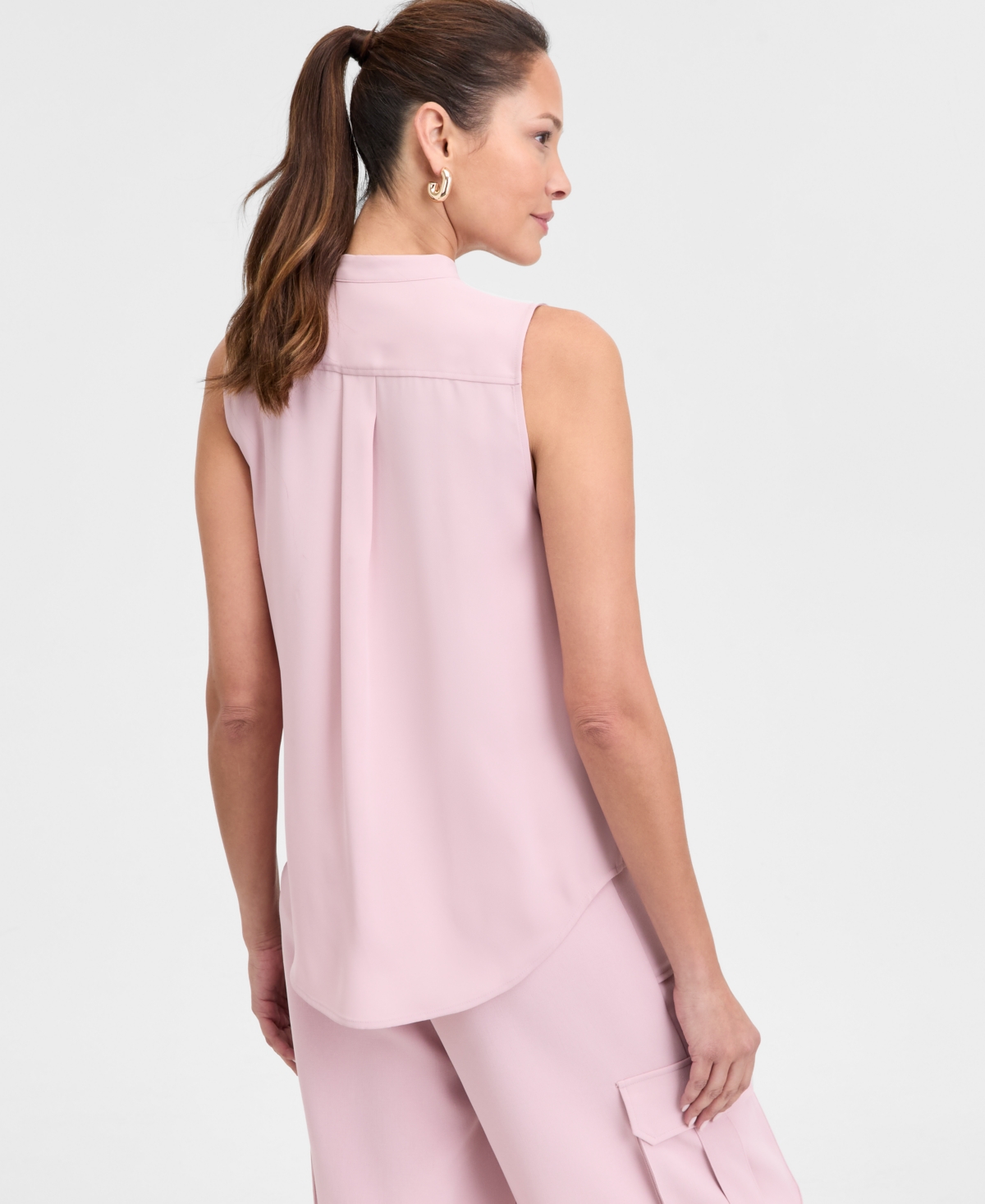Inc International Concepts Women's V-neck Sleeveless Top, Exclusively At Macy's