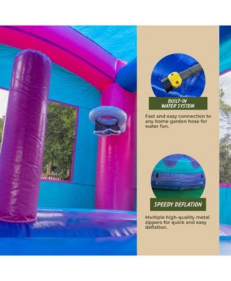 Unicorn Commercial Grade Bounce House Water Slide with Detachable Pool Combo