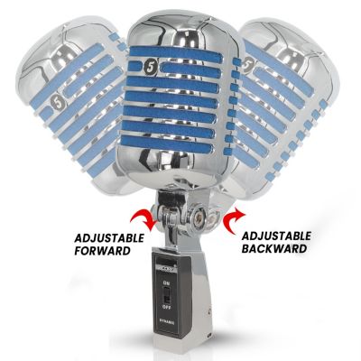 Professional Vintage Microphone for Singing Dynamic Super Cardiod XLR Old Retro Wired Vocal Mic