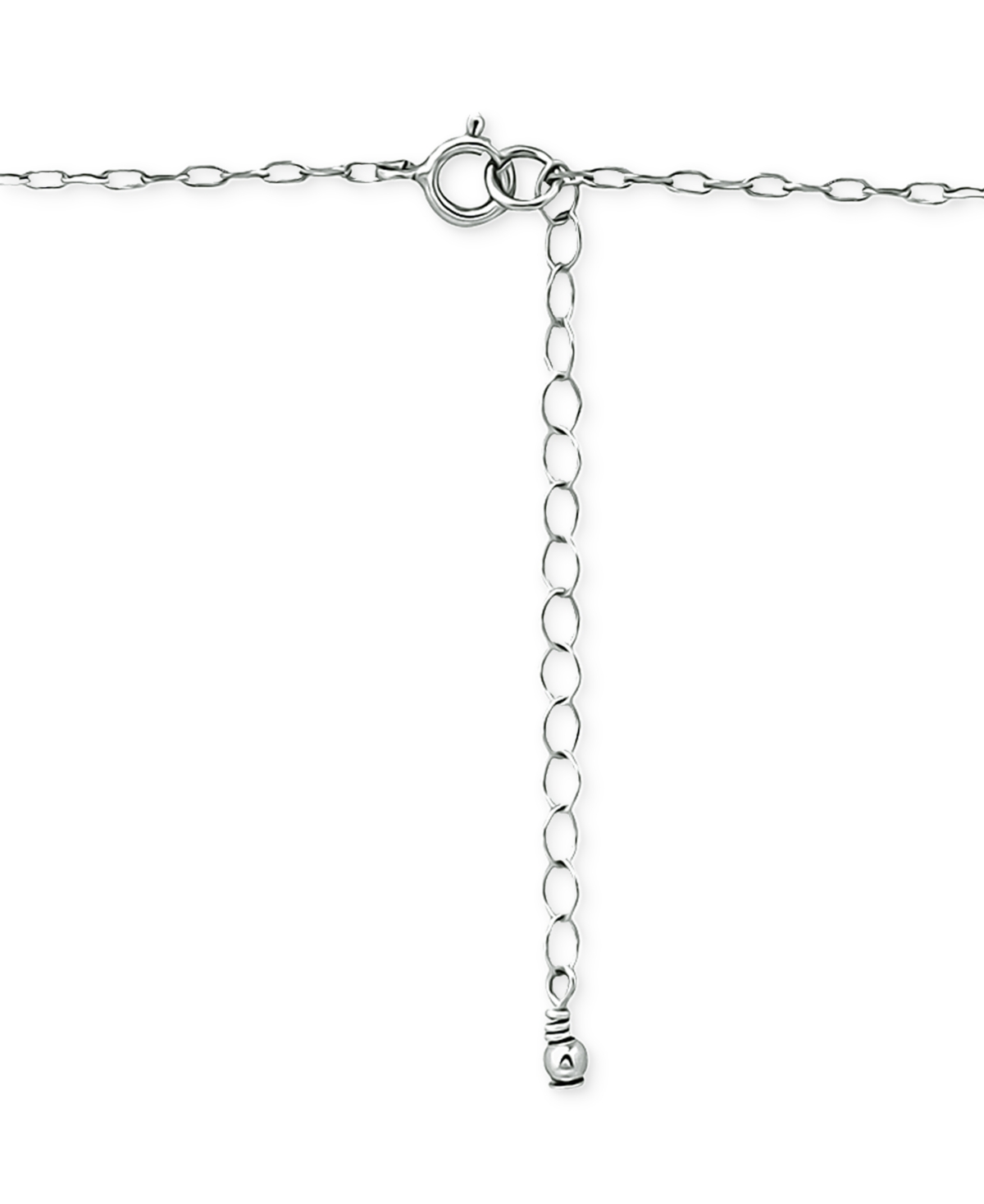 Giani Bernini Cubic Zirconia Heart Pendant Necklace, 16" + 2" Extender, Exclusively At Macy's In Silver