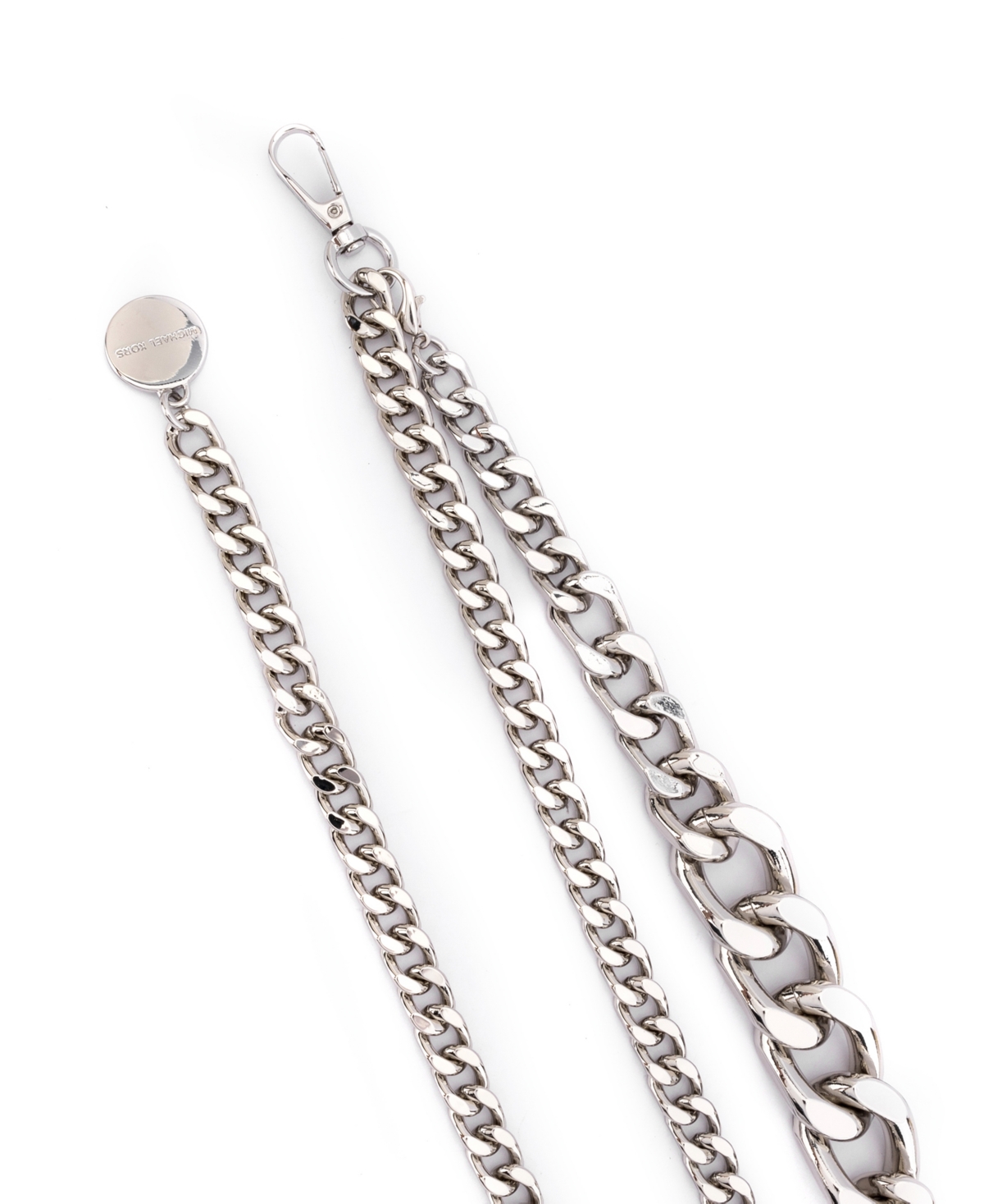 Michael Kors Women's Gradient Swag Chain Belt In Polished Nickel