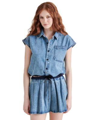 Steve Madden - Women's Nassau Denim Utility Shirt