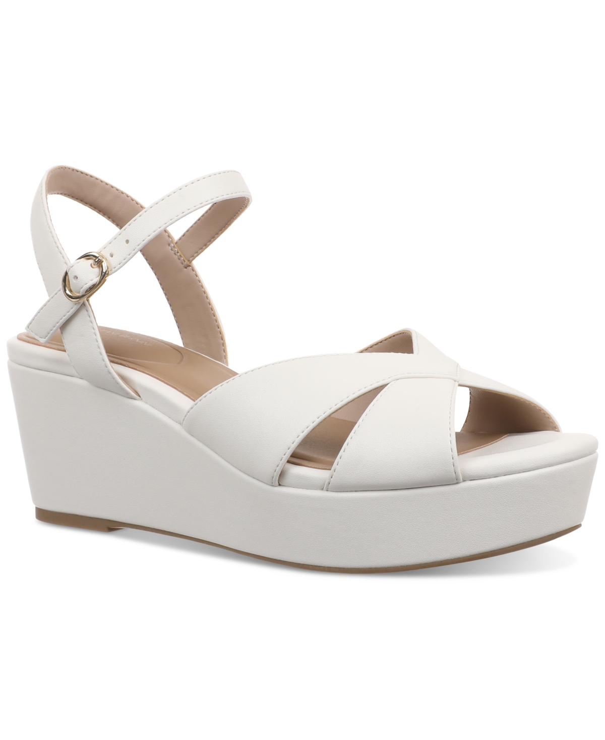GIANI BERNINI WOMEN'S JAYLEEN PLATFORM WEDGE SANDALS, CREATED FOR MACY'S 