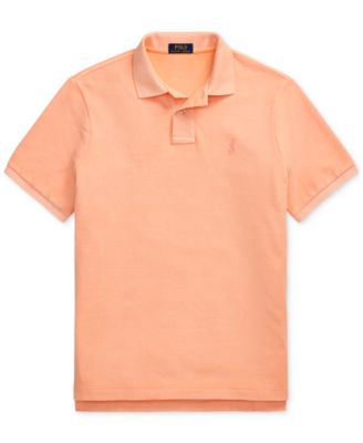 Men's Classic-Fit Mineral-Dyed Mesh Polo Shirt