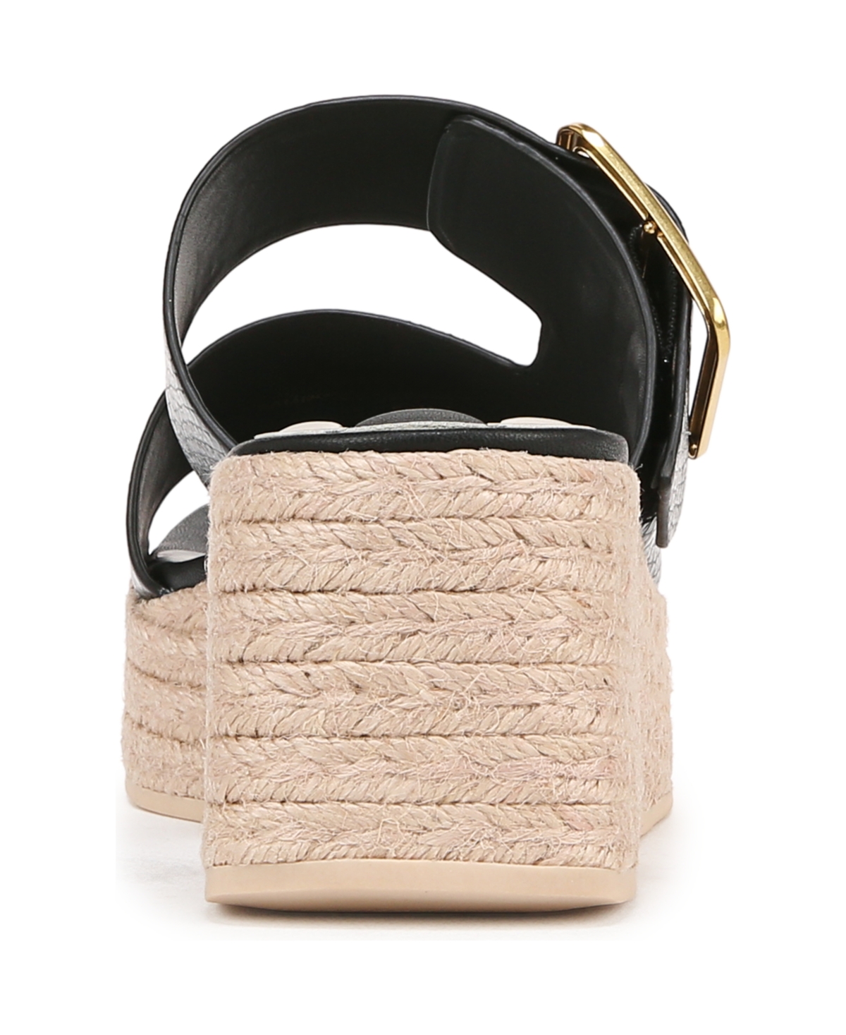Franco Sarto Taziana Platform Sandal In Black Snake Print Faux Leather