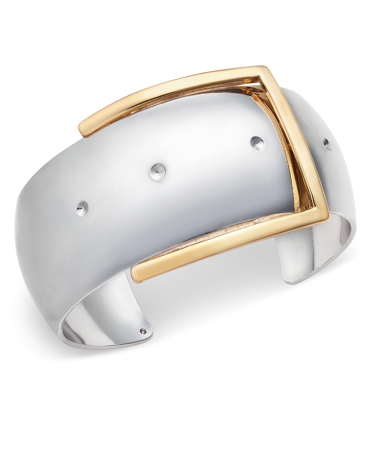 Two-Tone Buckle Cuff Bracelet, Exclusively at Macy's - Two Tone