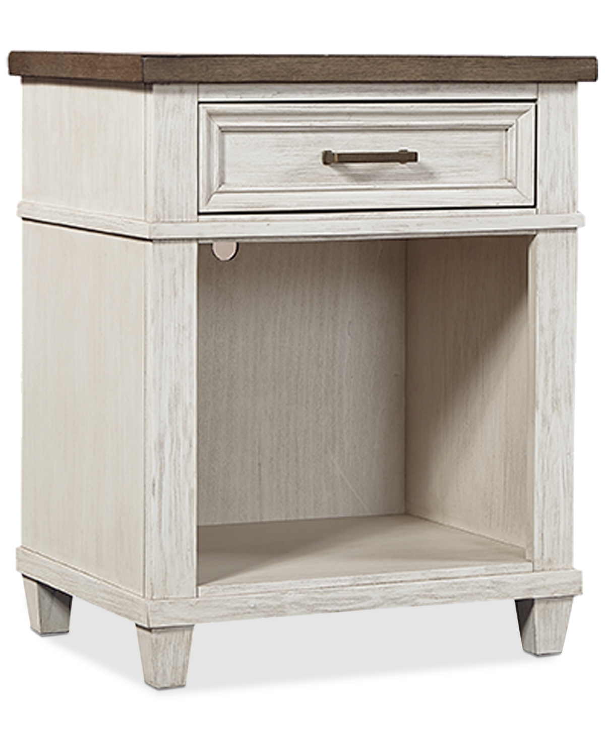 MACY'S DAWNWOOD 1-DRAWER NIGHTSTAND 