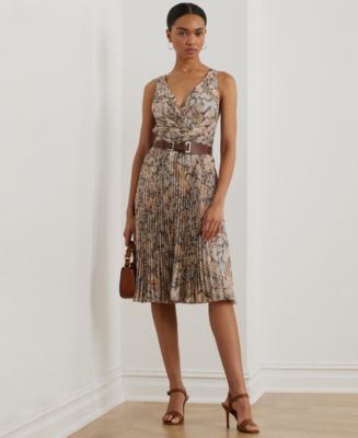 SALE★国内即発!【Ralph Lauren】小花柄♪ボヘミアンマキシDress Lauren Ralph Lauren Women's Metallic Floral Chiffon Gown