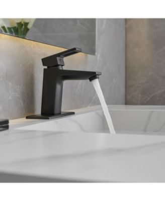 8 in. Waterfall Widespread 2-Handle Bathroom Faucet With Pop-up Drain Assembly in Spot Resist Brushed Nickel