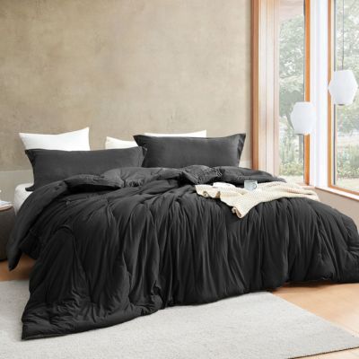 Yoga Pants - Oversized Cooling Comforter Set - Black