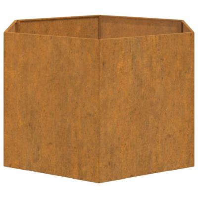 Planter Rusty Corten steel Medium Decorative Inlays Planter