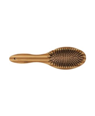 Dual-Sided Natural Bamboo Wood Dog Brush - Ergonomic, Durable & Versatile