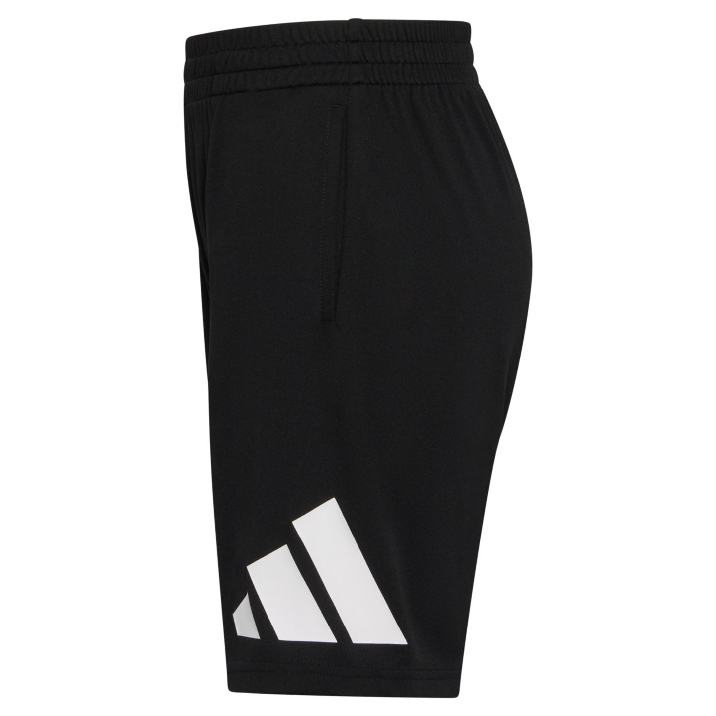 Шорты adidas Elastic Waistband Essentials Big Logo Shorts для мальчиков, цвет: Чёрный — фото 3