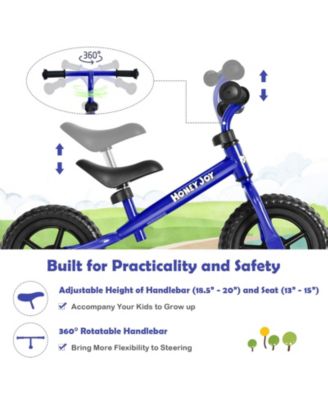 Kids No Pedal Balance Bike Adjustable Ages 30 Months to 5 Years