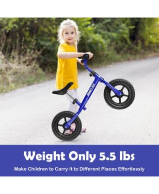 Kids No Pedal Balance Bike Adjustable Ages 30 Months to 5 Years