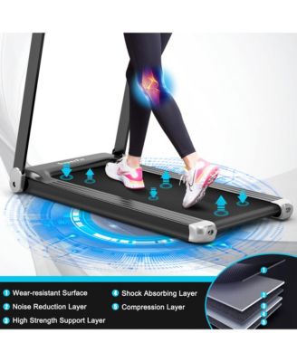 Electric Folding Treadmill Portable Cardio Running Machine w/ APP Control