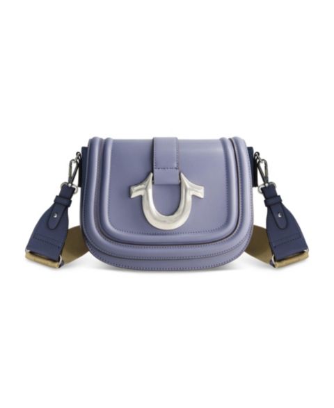 Женская сумка True Religion Saddle Bag with Gold Hardware, цвет: Синий
