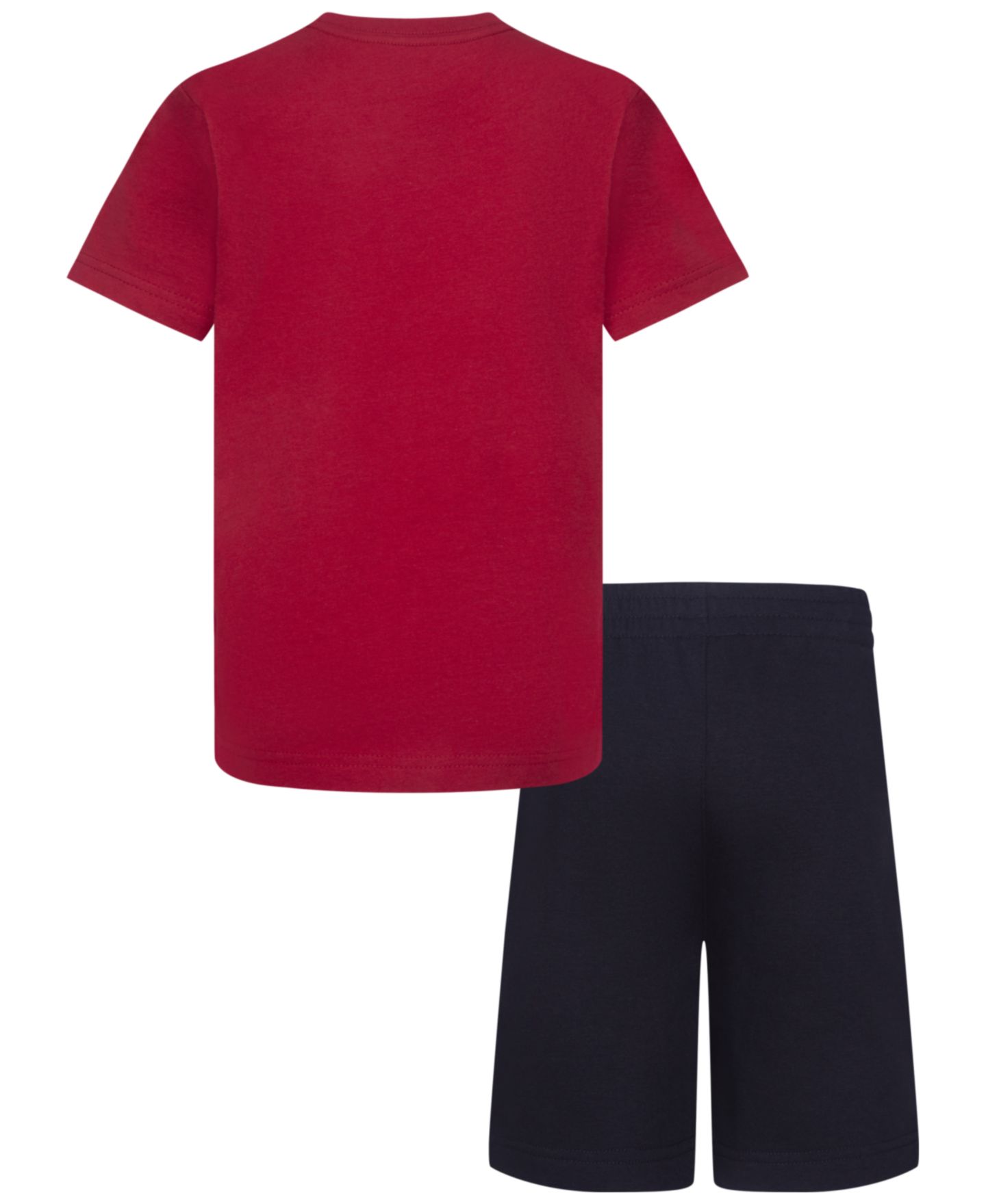 Комплект Jordan Jumbo Jumpman T-Shirt and Shorts, 2-Piece Set для мальчиков, цвет: Чёрный / Красный — фото 2