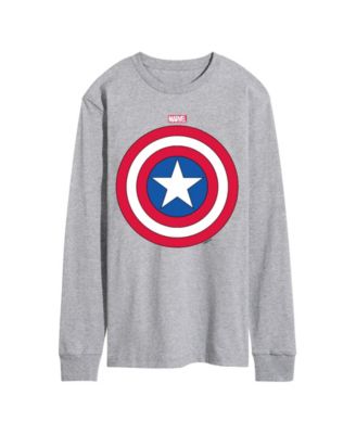 Men's Captain America Long Sleeve T-Shirt