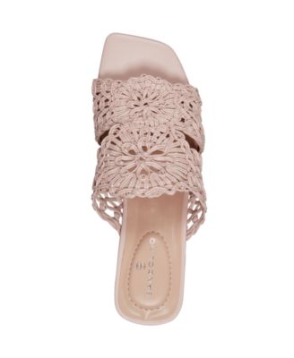 Women's Melvana Woven Kitten Heel Sandals