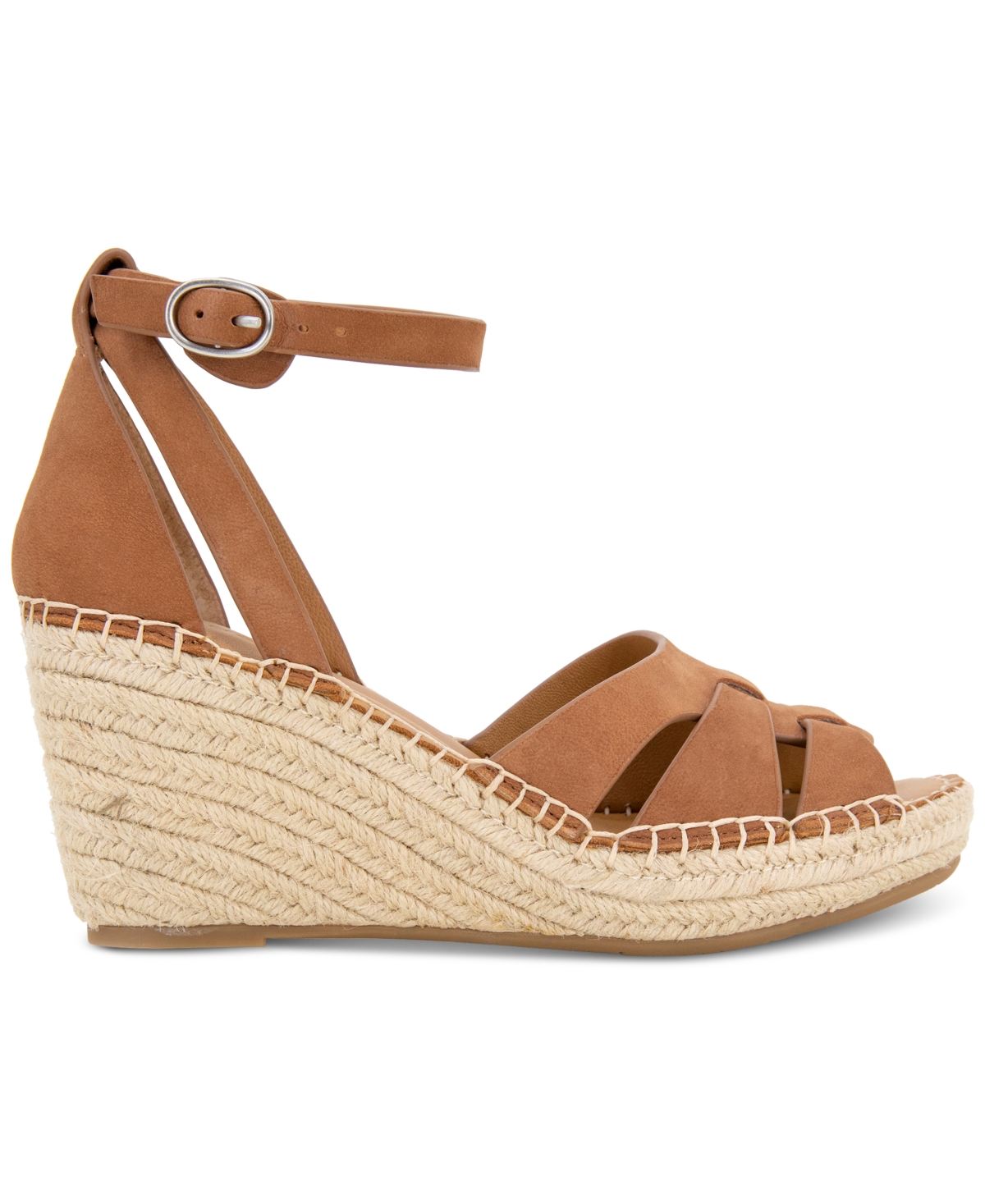 Gentle Souls Women's Coolie Espadrille Wedge Sandals In Luggage