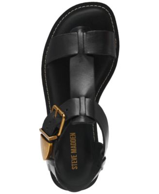 ★MAC MOC★ Rosso Minimal One Buckle Flat Sandals 3 Colors 1 Designer fashion, Seoul-fully created | W Concept