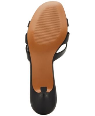 Women's Cary Strappy Kitten-Heel Mule Sandals