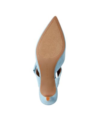 Women's Millie Pointed Toe Kitten Heel Mules